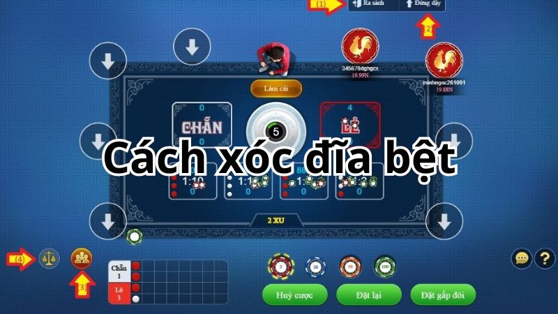 Cách xóc đĩa bệt