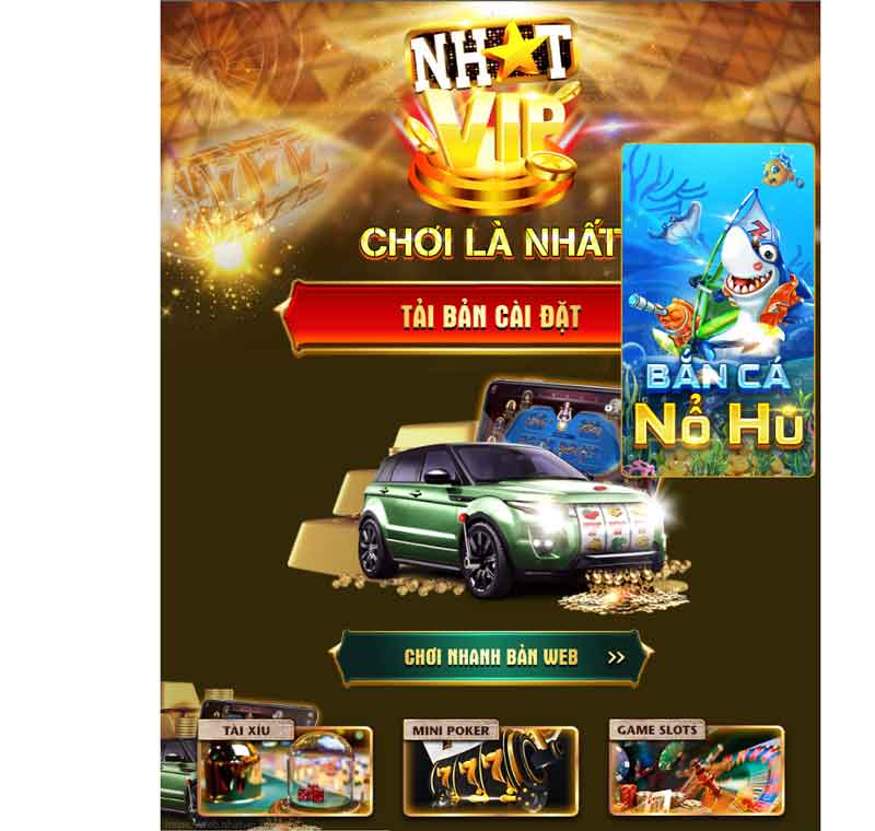 Giao diện Nhất Vip trên điện thoại