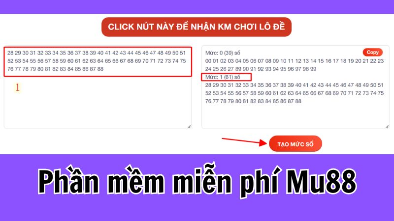 Phần mềm miễn phí Mu88