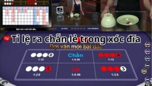 Tỉ lệ ra chẵn lẻ xóc đĩa