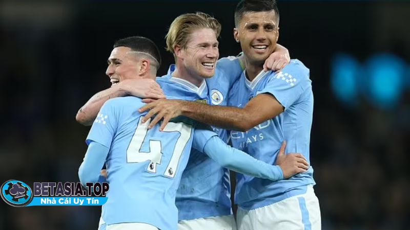 Kết thúc trận đấu Man City thắng Burnley với 3 bàn thắng dễ dàng